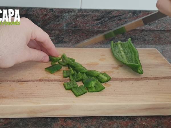 Marmitako de calamares - Preparación paso 3