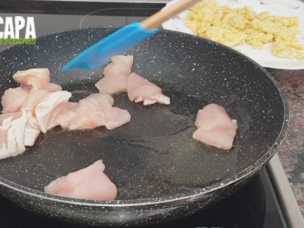 Fideo Chinos Fritos Tres Delicias - Preparación paso 4
