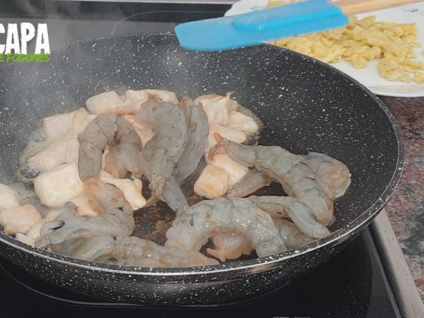 Fideo Chinos Fritos Tres Delicias - Preparación paso 6