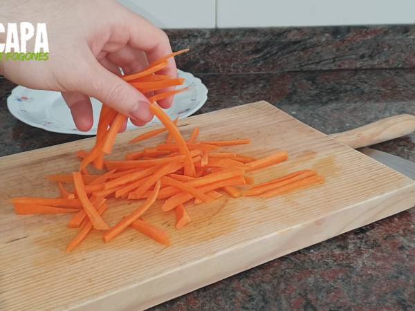 Fideo Chinos Fritos Tres Delicias - Preparación paso 7