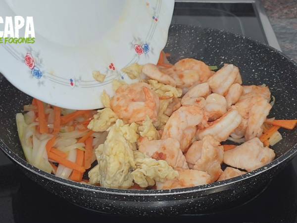 Fideo Chinos Fritos Tres Delicias - Preparación paso 9