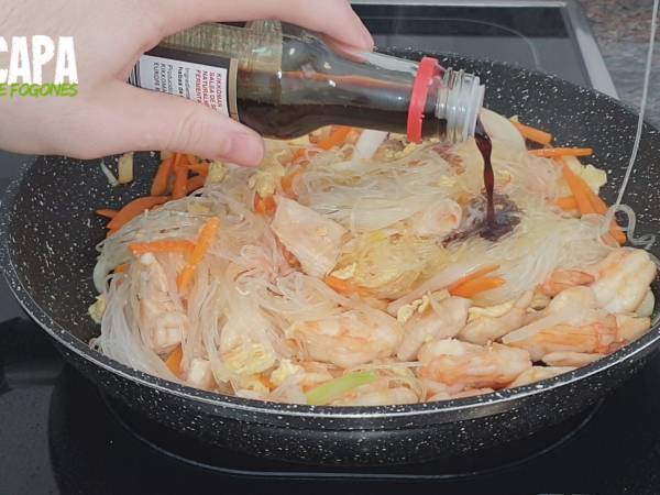 Fideo Chinos Fritos Tres Delicias - Preparación paso 11