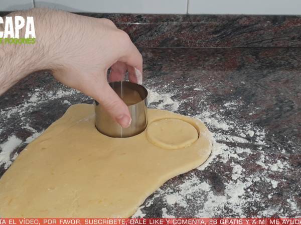 Alfajores de maicena - Preparación paso 6