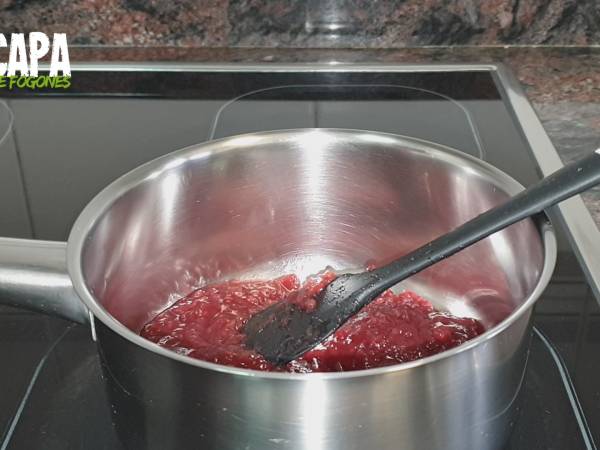 Vasitos de queso crema y mermelada - Preparación paso 6