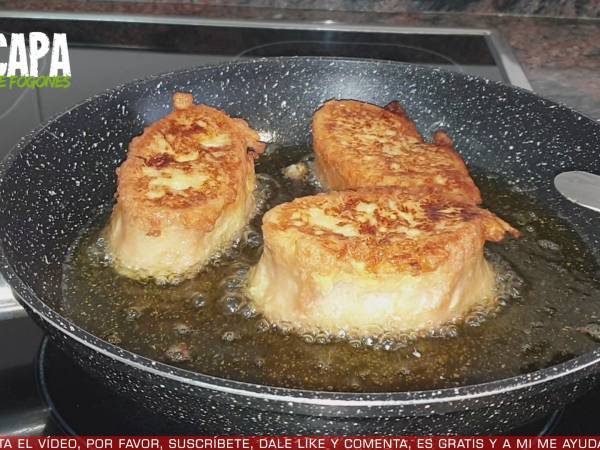 Torrijas tradicionales caseras - Preparación paso 7