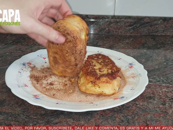 Torrijas tradicionales caseras - Preparación paso 8