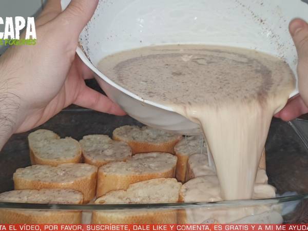 Torrijas de leche condensada al horno - Preparación paso 3