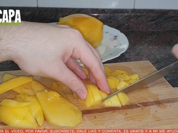 Albóndigas de pollo con salsa de mango y curry - Preparación paso 5
