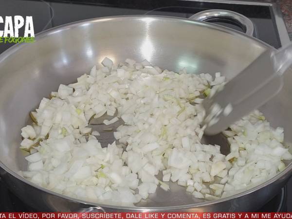 Espaguetis con salsa de naranja - Preparación paso 1