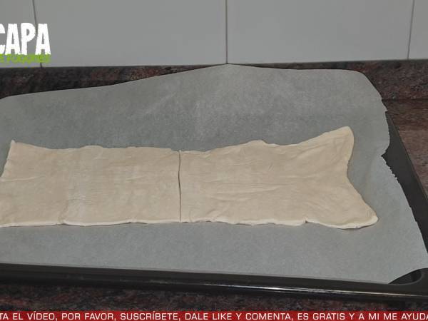 Napolitanas caseras - Preparación paso 1