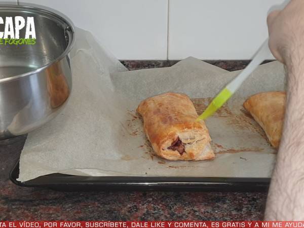 Napolitanas caseras - Preparación paso 9