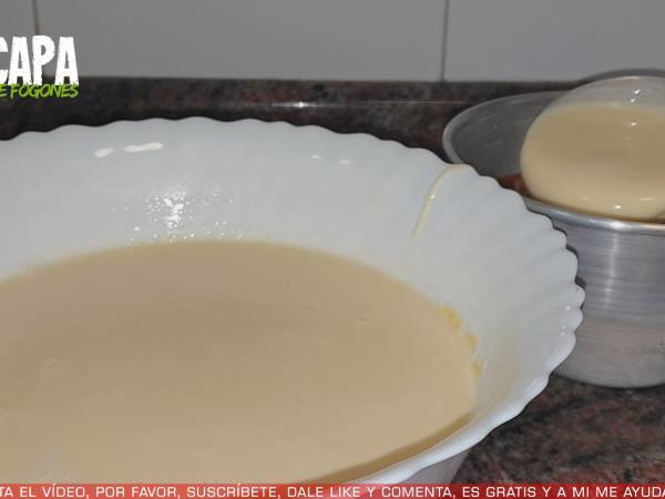Flan Napolitano - Preparación paso 4