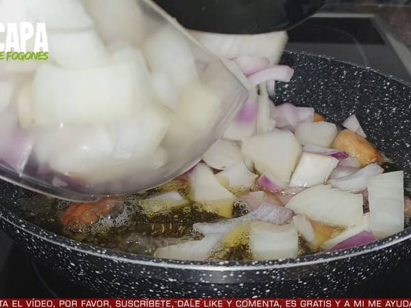 Bacalao a la vizcaína - Preparación paso 5