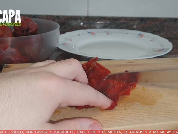 Bacalao a la vizcaína - Preparación paso 6