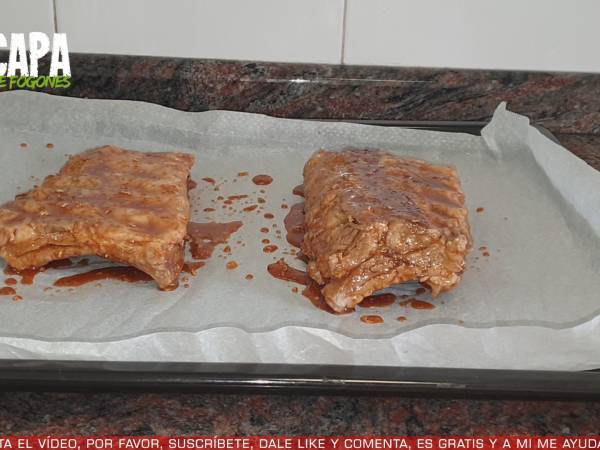 Costilla a la miel - Preparación paso 5
