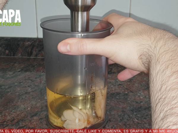 Calamares a la romana con mayonesa picante - Preparación paso 9