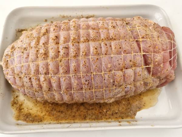 Fiambre de pavo tandori - Preparación paso 1