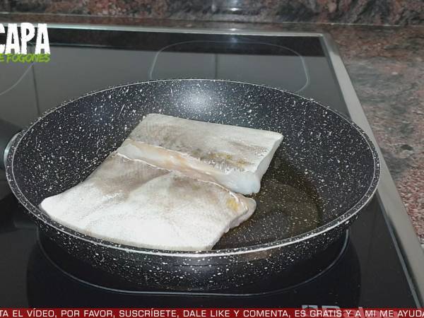 Ensalada de bacalao y naranja - Preparación paso 1