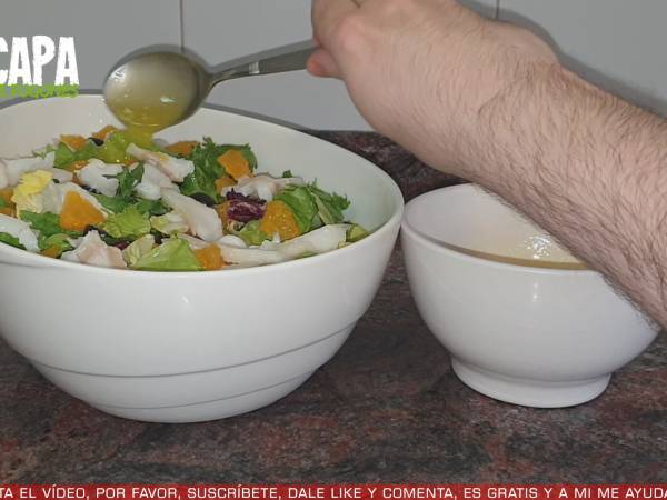 Ensalada de bacalao y naranja - Preparación paso 6
