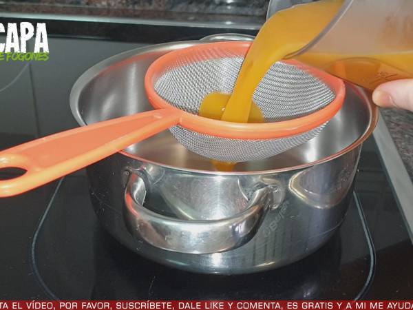 Dulce de naranja - Preparación paso 2
