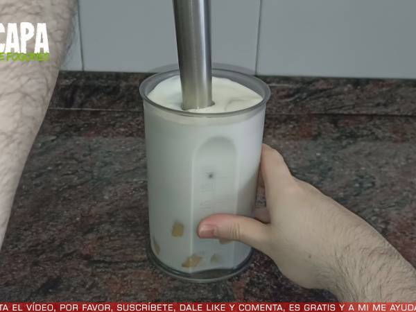 Batido de plátano - Preparación paso 2