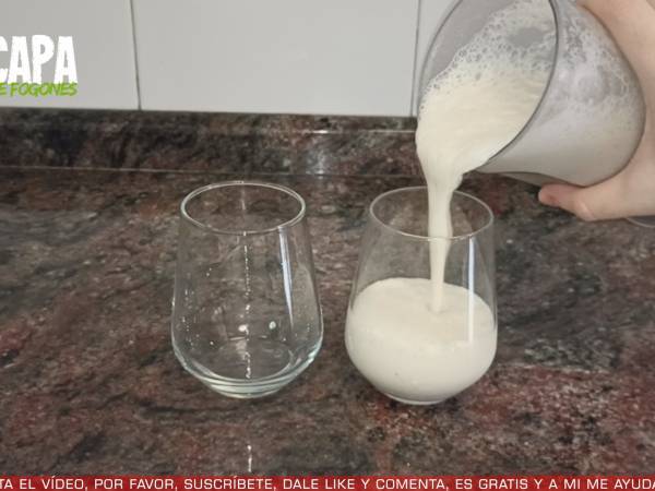 Batido de plátano - Preparación paso 3