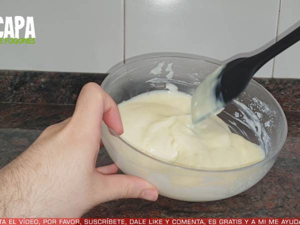 Helado de limón casero - Preparación paso 3