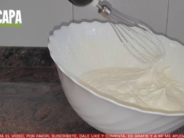 Helado de limón casero - Preparación paso 4