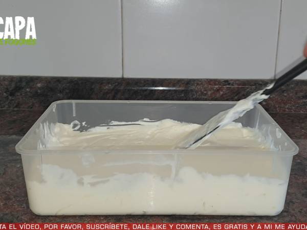 Helado de limón casero - Preparación paso 6