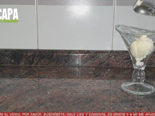 Helado de limón casero - Preparación paso 7