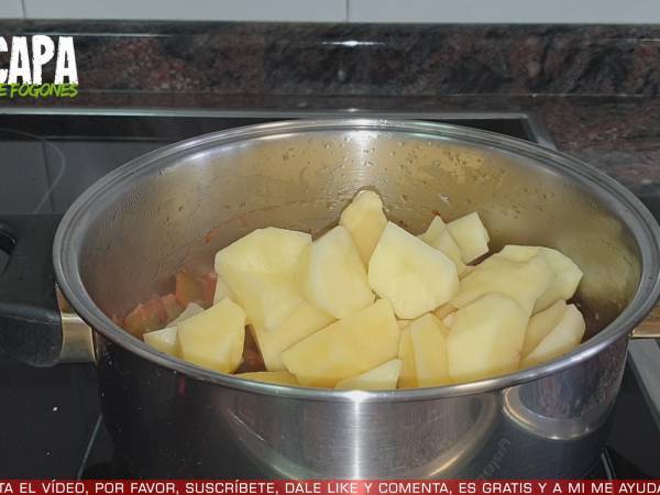 Marmitako de bonito - Preparación paso 9