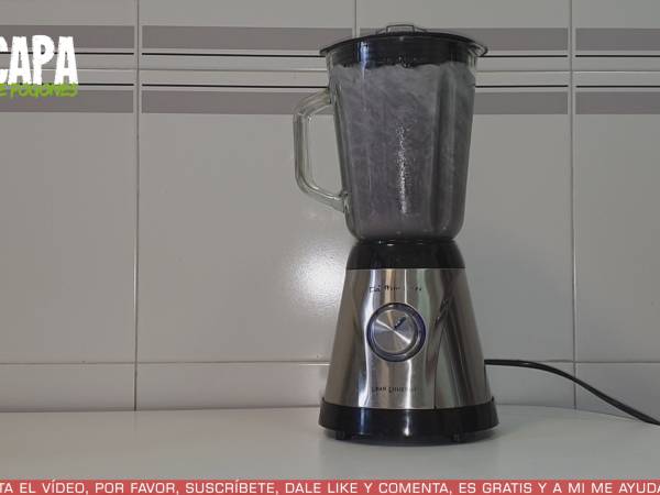 Frappé de oreo (Batido de oreo) - Preparación paso 1