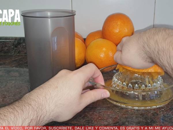 Salmorejo de naranja - Preparación paso 1