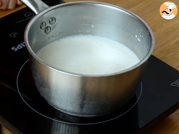 Panna cotta de pistacho y vainilla - Preparación paso 2