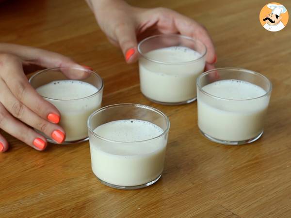 Panna cotta de pistacho y vainilla - Preparación paso 4