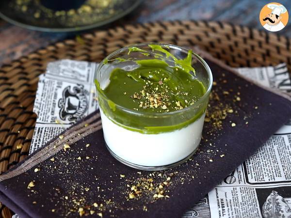 Panna cotta de pistacho y vainilla - Preparación paso 5