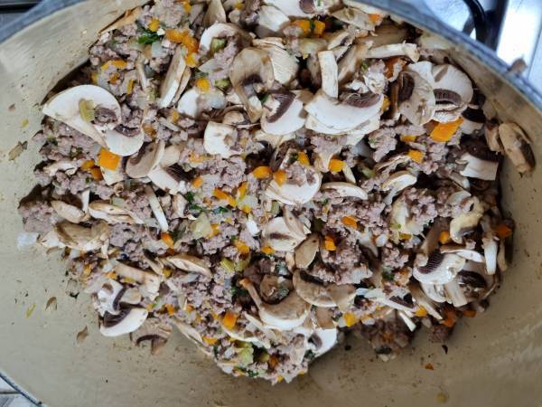 Cottage Pie, pastel de carne y patatas {receta inglesa} - Preparación paso 4