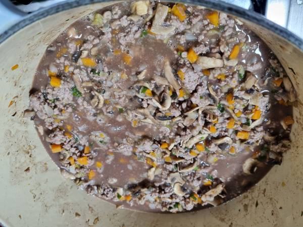 Cottage Pie, pastel de carne y patatas {receta inglesa} - Preparación paso 5