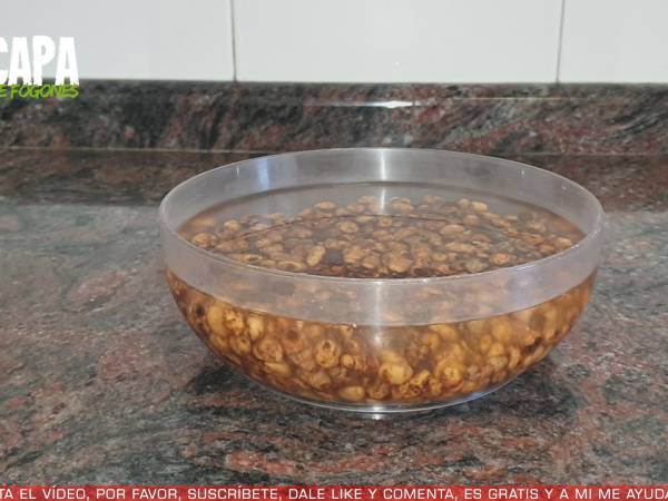 Horchata de chufa - Preparación paso 1