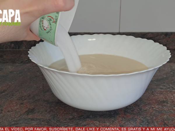 Horchata de chufa - Preparación paso 5