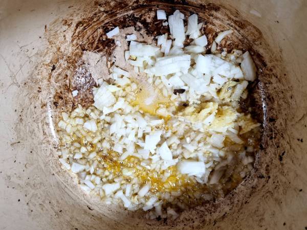 Arroz con champiñones - Preparación paso 5