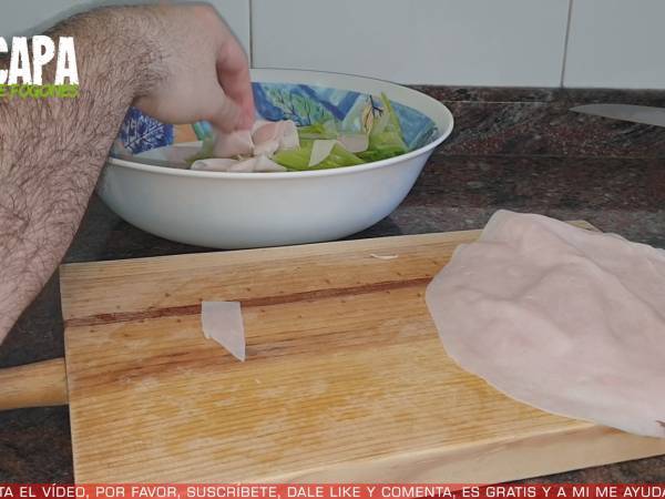 Ensalada de puerros - Preparación paso 4