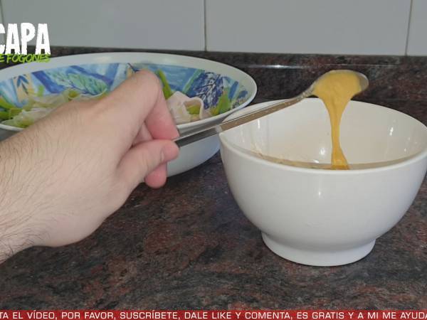 Ensalada de puerros - Preparación paso 5