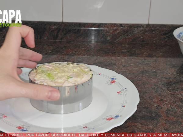 Ensalada de puerros - Preparación paso 7