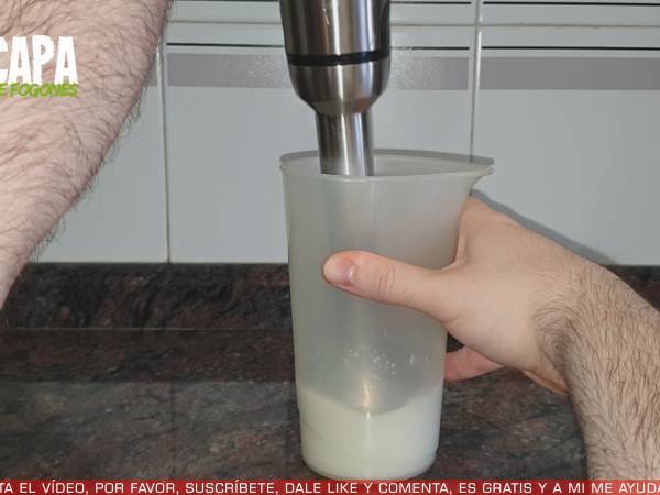 Ensalada china con salsa blanca agridulce - Preparación paso 2