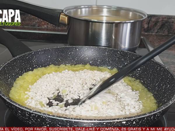 Risotto a la milanesa - Preparación paso 2