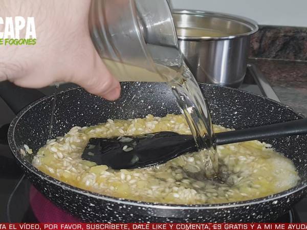 Risotto a la milanesa - Preparación paso 3