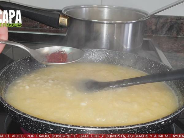 Risotto a la milanesa - Preparación paso 5