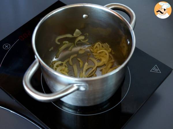 Sopa de tomate y albahaca - Preparación paso 3