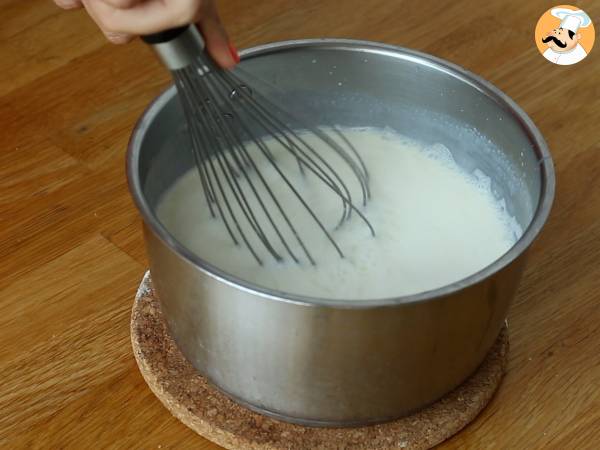 Panna cotta de vainilla casera, la verdadera receta tradicional italiana - Preparación paso 3